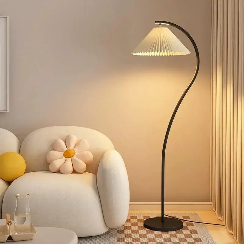 LumiPilar | Moderne LED stoffen vloerlamp