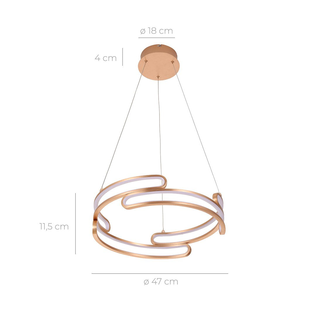 Metalis - Elegante Hanglamp van Metaal