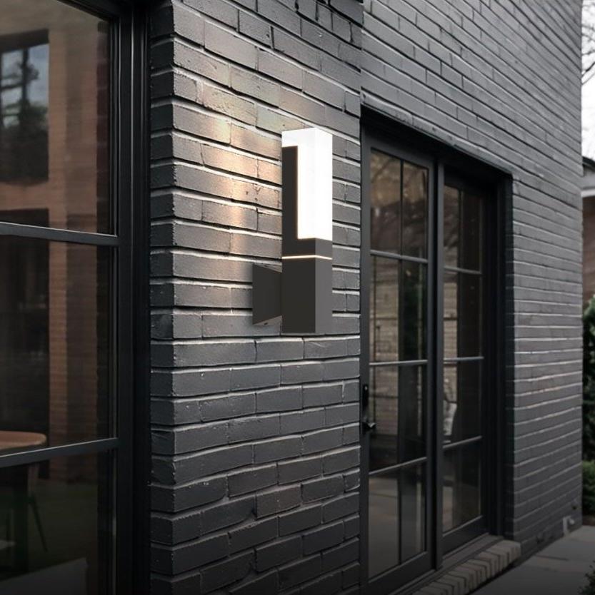 LUNERA Buiten Wandlamp | Warm Wit Licht | Weerbestendig Aluminium Design