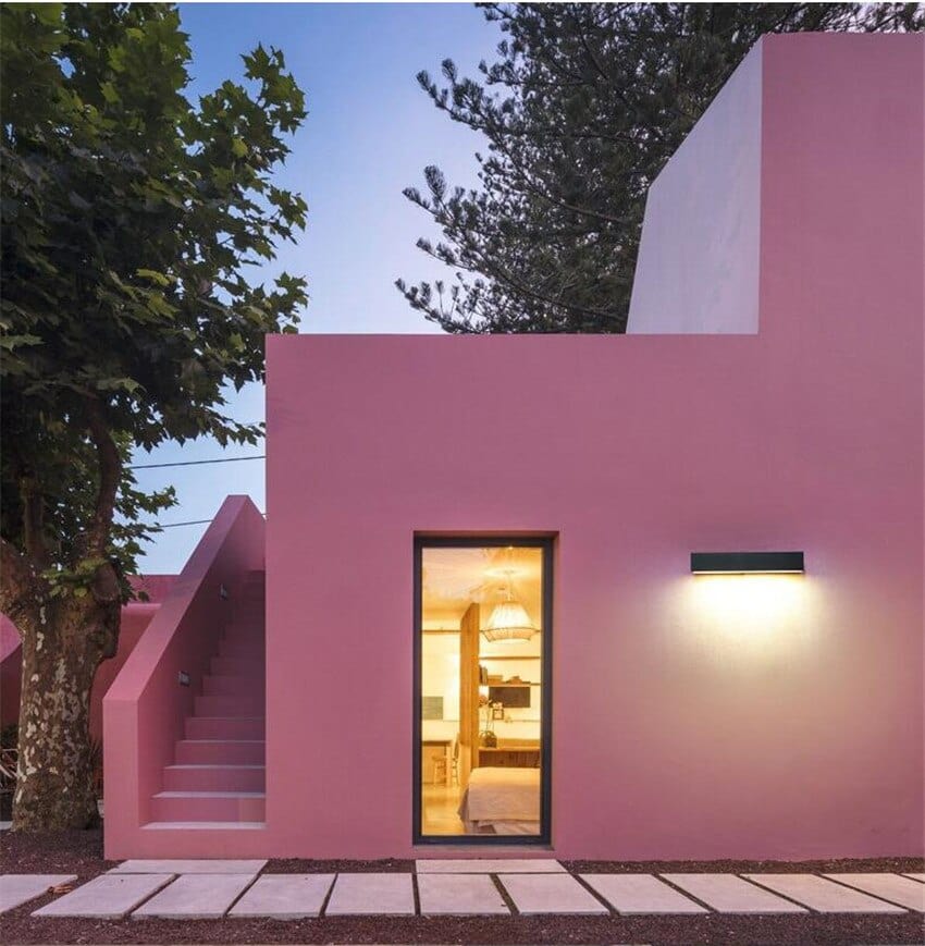 ALVARIX Lampa ścienna – Nowoczesna lampa LED na zewnątrz – IP65 – W 3 rozmiarach – Aluminium i szkło hartowane