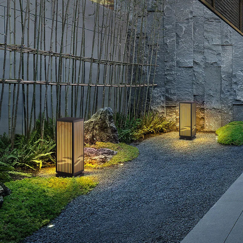 Lampada da pilastro moderna da esterno Mason