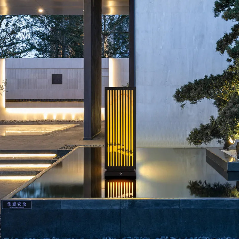 Lampada da pilastro moderna da esterno Mason