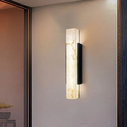 Zoya Outdoor Marble Wall Light