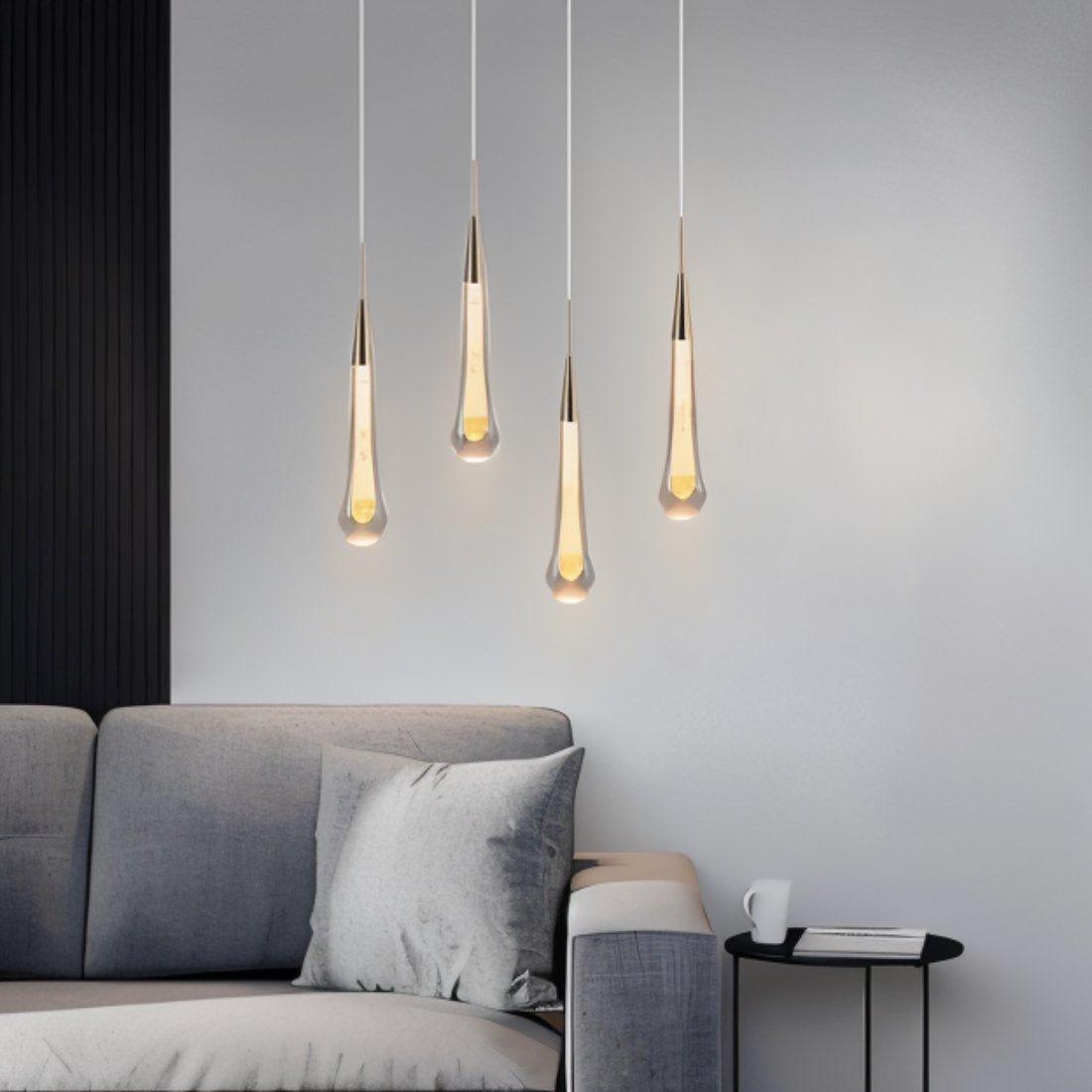 HaloDrop Lampada a Sospensione – Design Minimalista e Regolabile