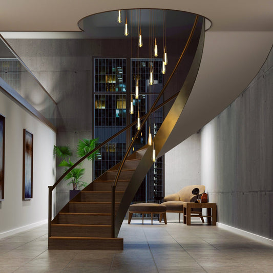 HaloDrop Lampada a Sospensione – Design Minimalista e Regolabile