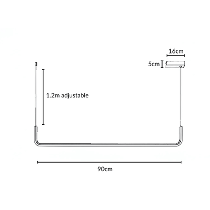 Lumivault | Moderne Hanglamp – Zwart of Goud – Dimbare LED – Voor Eettafel of Keuken