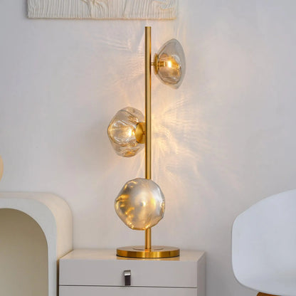 CloudGlow - Kunstzinnige Glazen LED Vloer- en Tafellamp