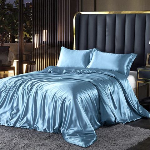SilkLuxe™ | Set di Biancheria da Letto in Raso per un Comfort di Sonno Estremo