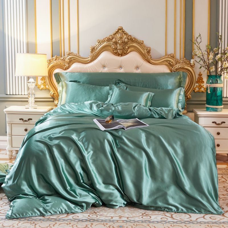 SilkLuxe™ | Set di Biancheria da Letto in Raso per un Comfort di Sonno Estremo