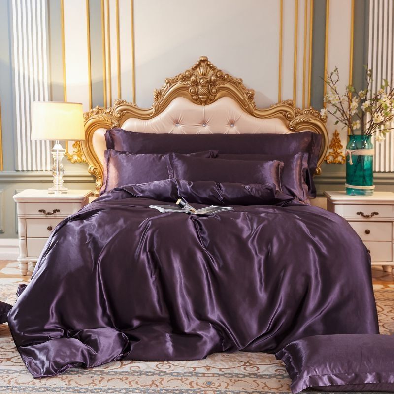 SilkLuxe™ | Set di Biancheria da Letto in Raso per un Comfort di Sonno Estremo