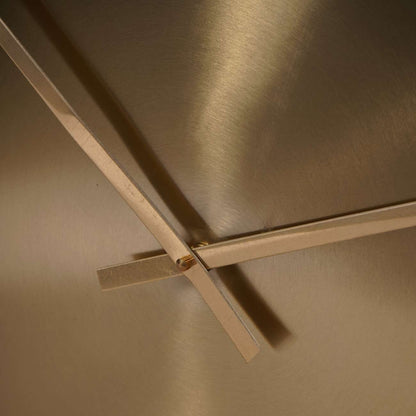 NoirChrono | Luksusowy czarno-mosiężny zegar ścienny