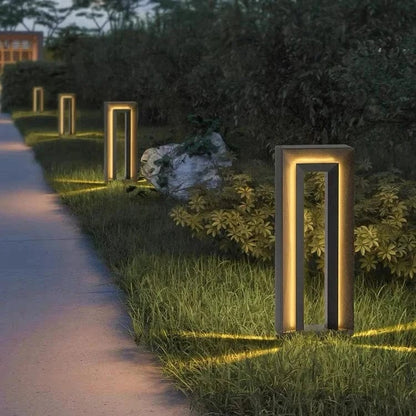 VELTURA Lampa na słup – Nowoczesne oświetlenie zewnętrzne LED – IP66 – Stal nierdzewna i akryl