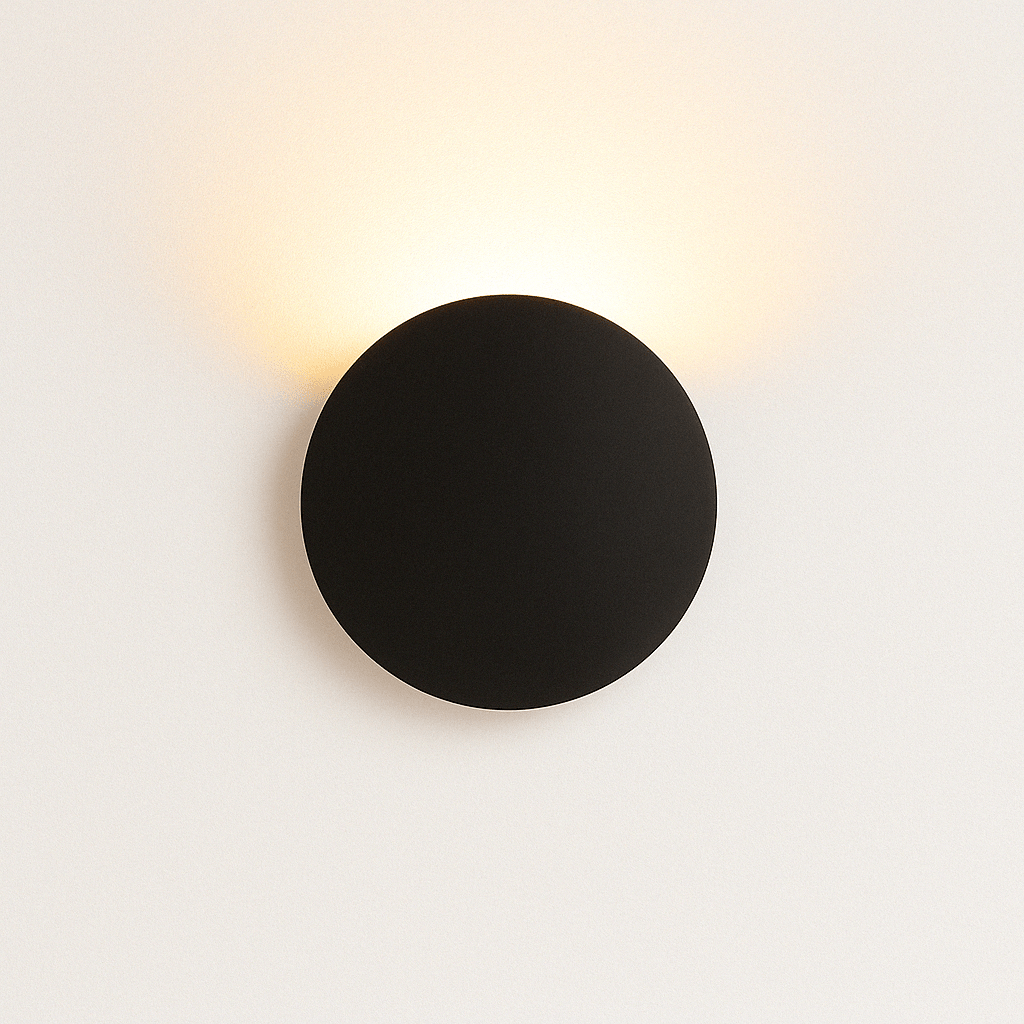 Curvalux – Nowoczesna lampa ścienna czarno-biała | LED | Wodoodporna IP65