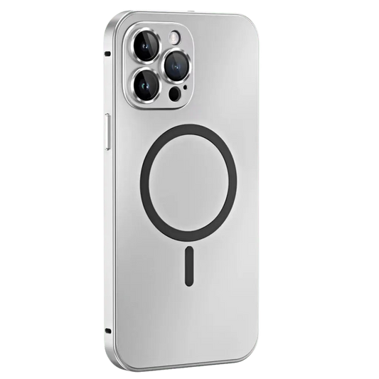 Magnetische Metalen Hoes voor iPhone - Strakke Bescherming met Stijl