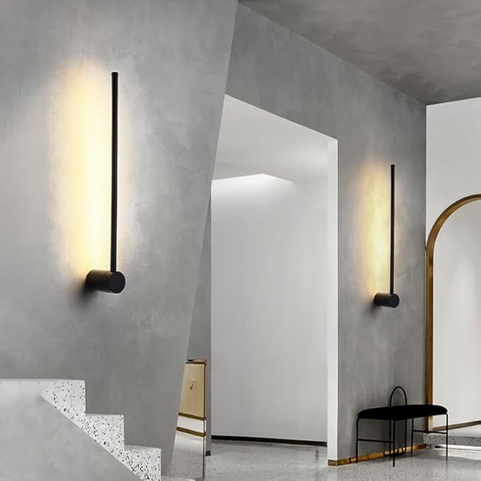 VALENO Lampa ścienna ściemniana | Z pilotem i luksusowym wykończeniem z aluminium