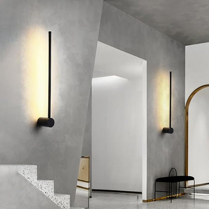 VALENO Lampa ścienna ściemniana | Z pilotem i luksusowym wykończeniem z aluminium