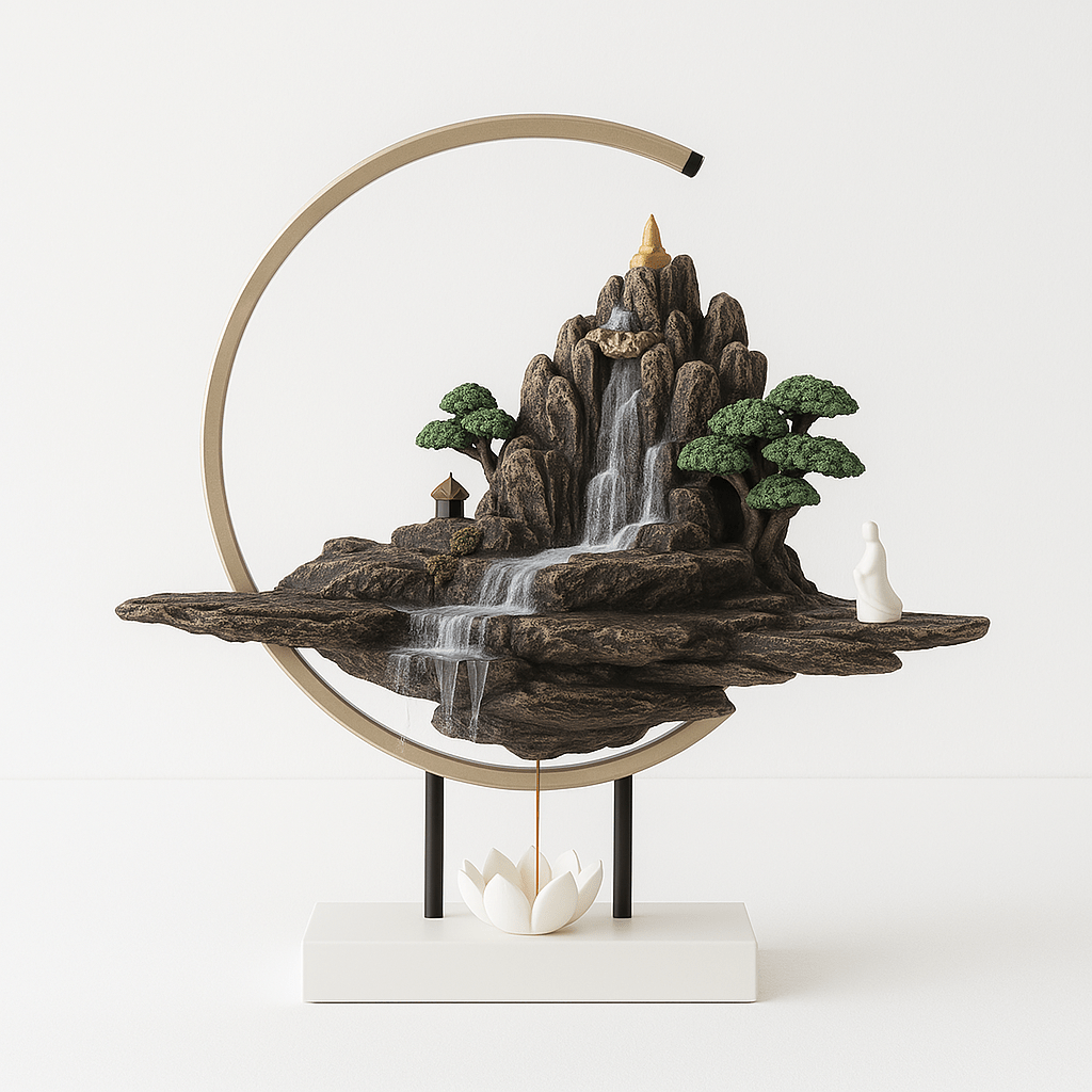 ZenGlow – Tafellamp & Wierookbrander in Eén | LED Verlichting