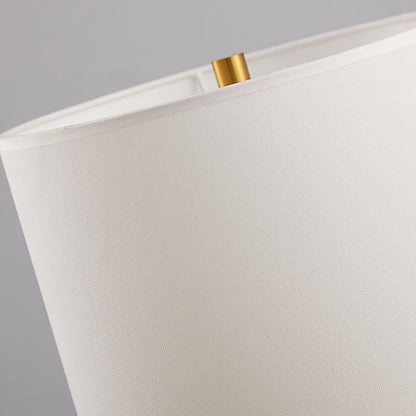 ModernGlow – Resin Tafellamp met Linnen Scherm