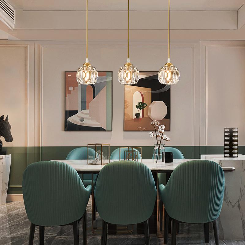 1-Lampa wisząca z kryształami