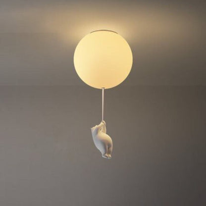 Up – Lampada a soffitto con Orsetto Palloncino | Illuminazione per cameretta | LED | 4 Formati