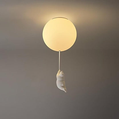 Up – Lampada a soffitto con Orsetto Palloncino | Illuminazione per cameretta | LED | 4 Formati