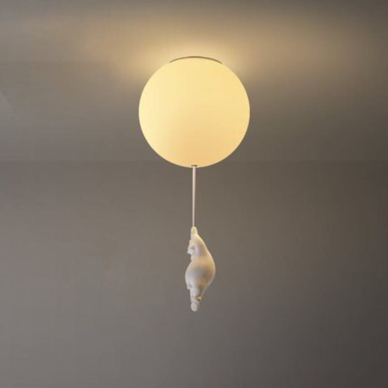 Up – Lampada a soffitto con Orsetto Palloncino | Illuminazione per cameretta | LED | 4 Formati
