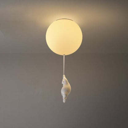 Up – Lampada a soffitto con Orsetto Palloncino | Illuminazione per cameretta | LED | 4 Formati