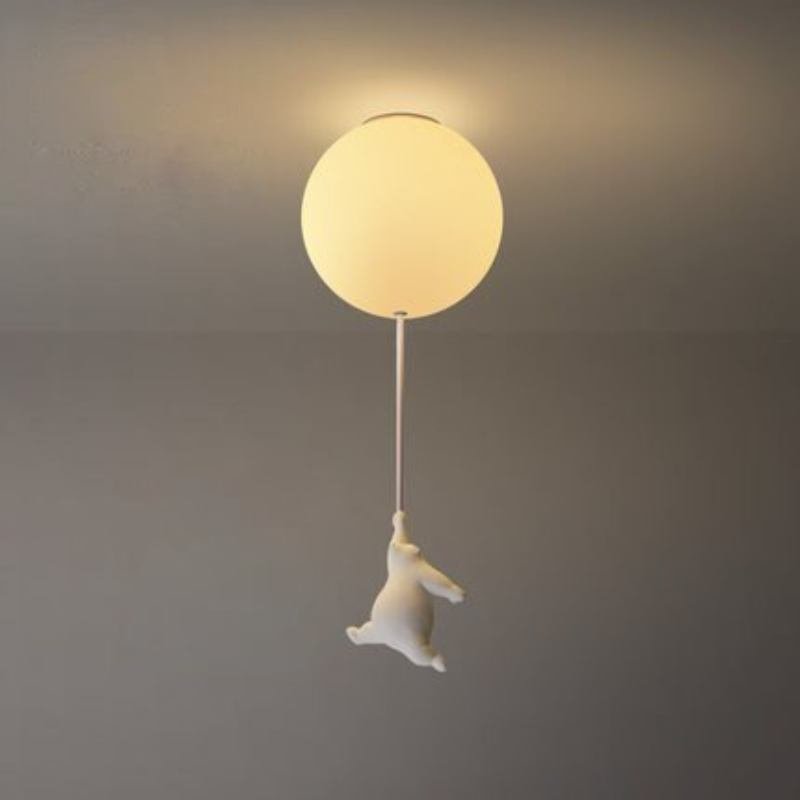 Up – Lampada a soffitto con Orsetto Palloncino | Illuminazione per cameretta | LED | 4 Formati