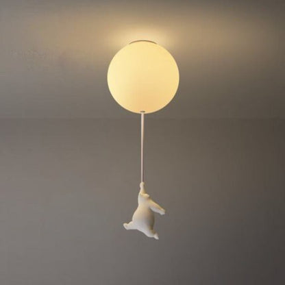 Up – Lampada a soffitto con Orsetto Palloncino | Illuminazione per cameretta | LED | 4 Formati