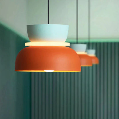 LuminaGlow | Design Macaron Scandinavo | Multicolore | Ø25 cm