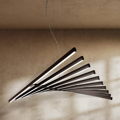 Waves Chandelier | Draaibare Design Hanglamp – 2700K-6500K – Verstelbaar & Stijlvol
